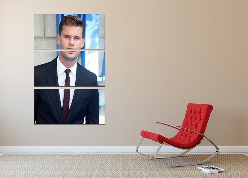Jeremy Irvine Mamma Mia 3 Split Panel Canvas Print showcasing vibrant colors and elegant design, perfect for home decor.