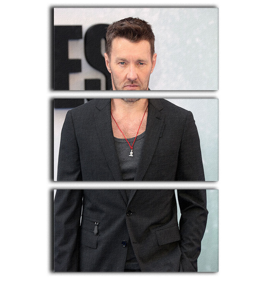 Joel Edgerton 3 Split Panel Canvas Print showcasing a captivating design in three panels, perfect for enhancing any living space.