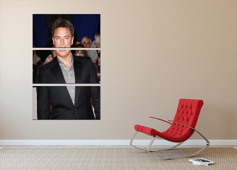 John Barrowman 3 Split Panel Canvas Print featuring three cohesive and captivating designs, perfect for enhancing any room's decor.