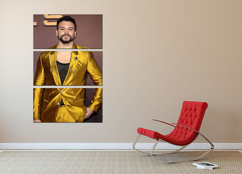 Josh Andres Rivera 3 Split Panel Canvas Print featuring a captivating design that enhances any room's decor.