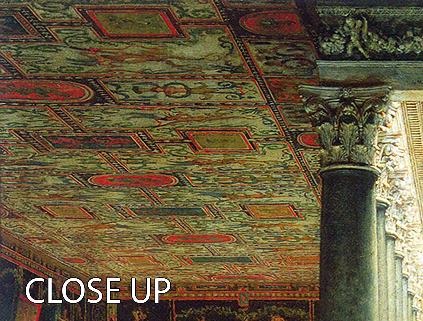 Three-panel canvas print of Juggler by Alma Tadema, showcasing intricate details and vibrant colors.