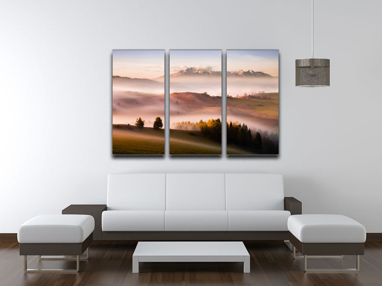 Just A Silence 3 Split Panel Canvas Print featuring three cohesive and captivating designs, perfect for enhancing any living space.