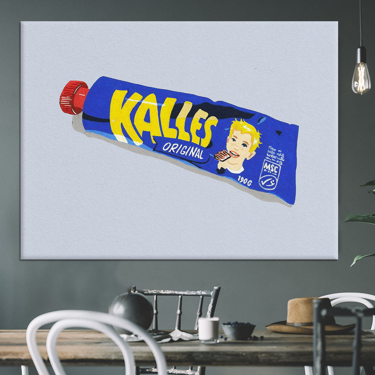 Kalles Original Canvas Print featuring vibrant modern art and nature designs, perfect for home decor.