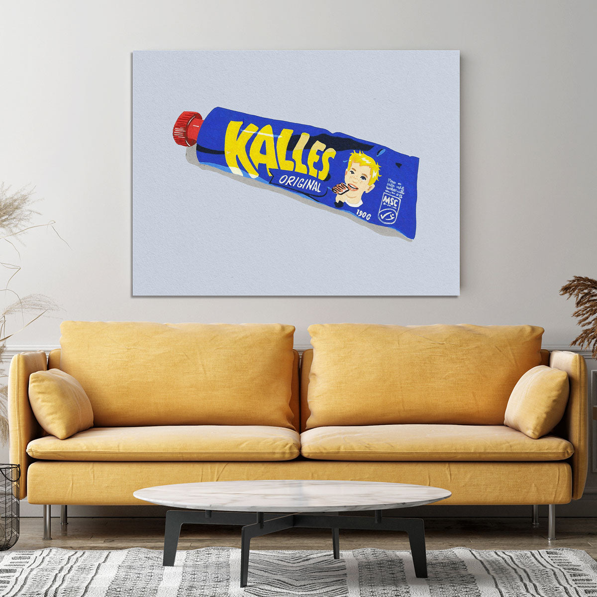 Kalles Original Canvas Print featuring vibrant modern art and nature designs, perfect for home decor.