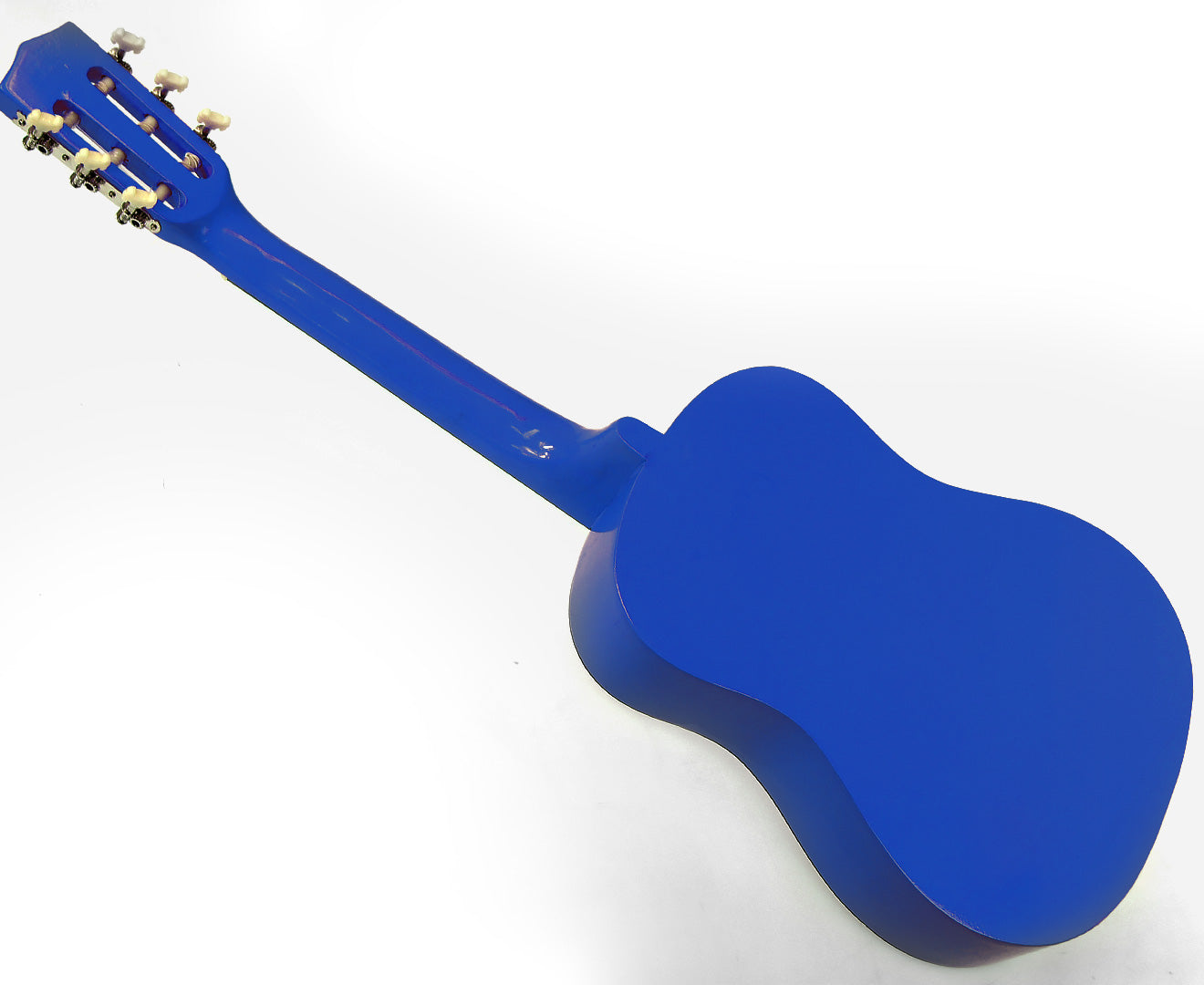 Karrera 34in Acoustic Children Guitar in blue, showcasing its wooden body and stylish design, perfect for young musicians.