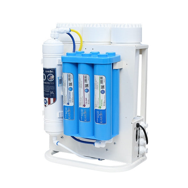 Karofi U05 10-Stage Reverse Osmosis Unit showcasing its sleek design and filtration system.