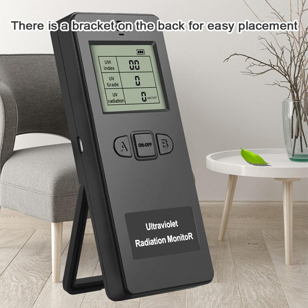 KF-90 Digital Ultraviolet Radiation Detector with a digital display and ergonomic design, measuring UV radiation levels.