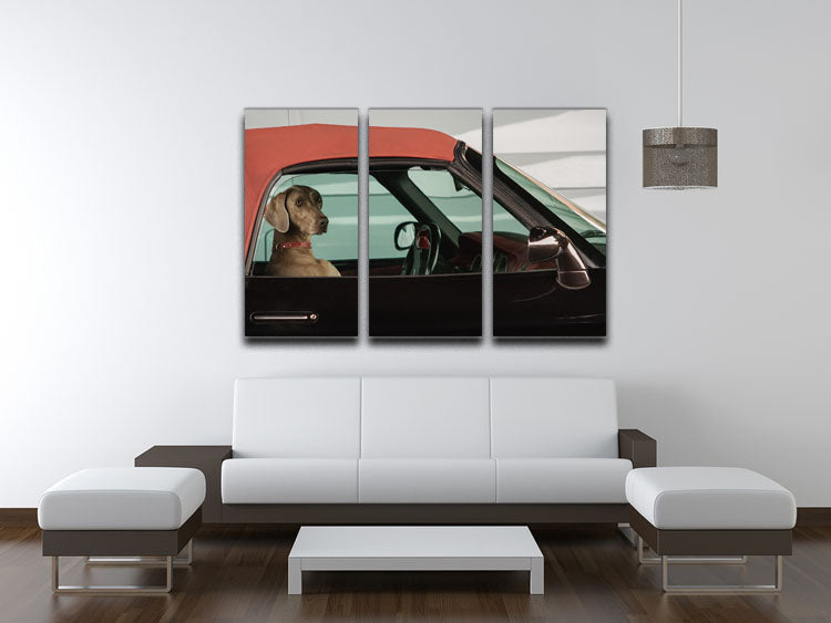 A beautiful lady 3 split panel canvas print showcasing elegant artwork, perfect for home decor.