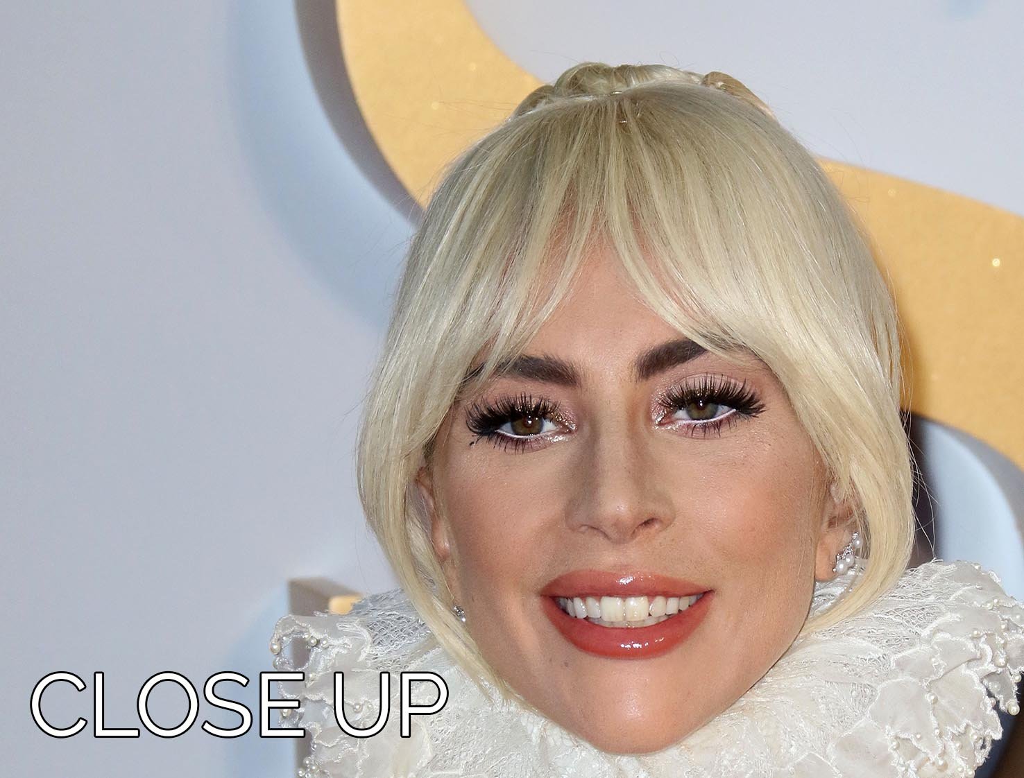 Lady Gaga A Star Is Born 3 Split Panel Canvas Print featuring three panels with vibrant colors and artistic design.