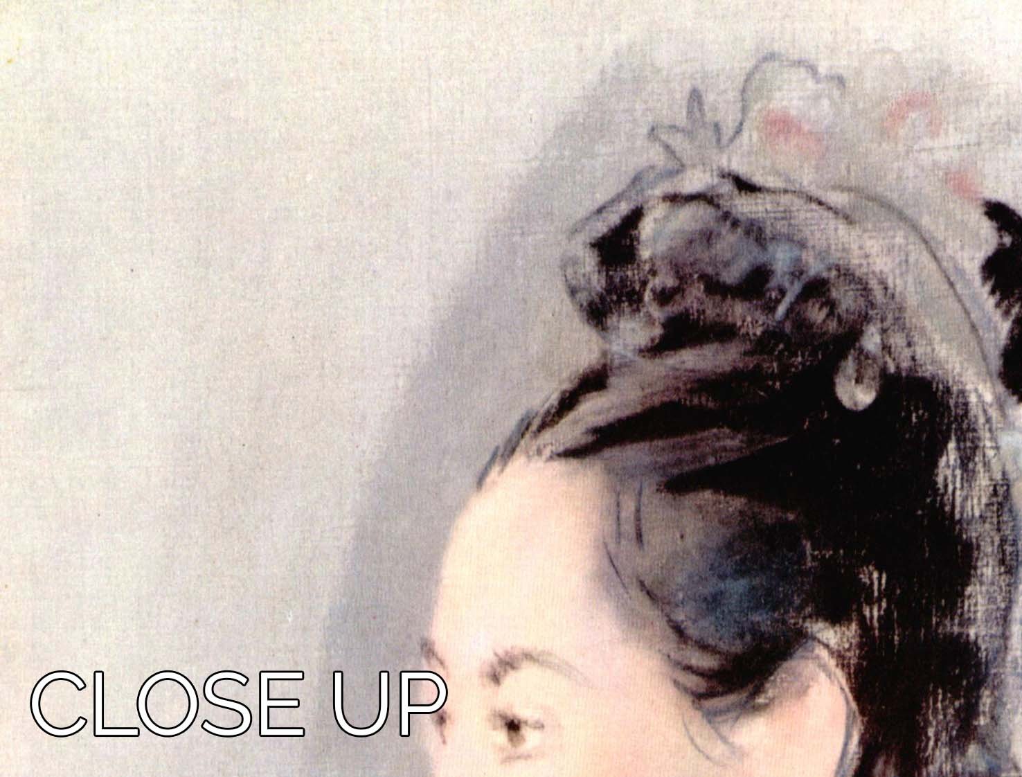 A stunning 3-panel canvas print featuring Manet's Lady with Hair Up, showcasing vibrant colors and intricate details.