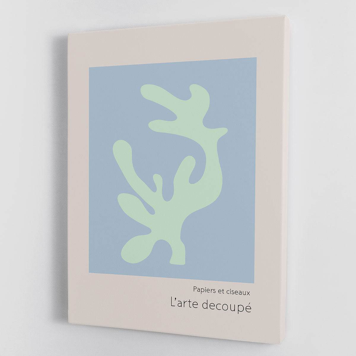 L'arte DecoupAc canvas print showcasing vibrant modern art design, perfect for home or office decor.
