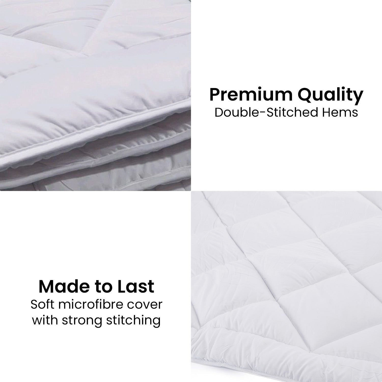Laura Hill 500GSM Microfibre Bamboo Quilt Comforter Doona in King size, showcasing plush bamboo filling and elegant design.