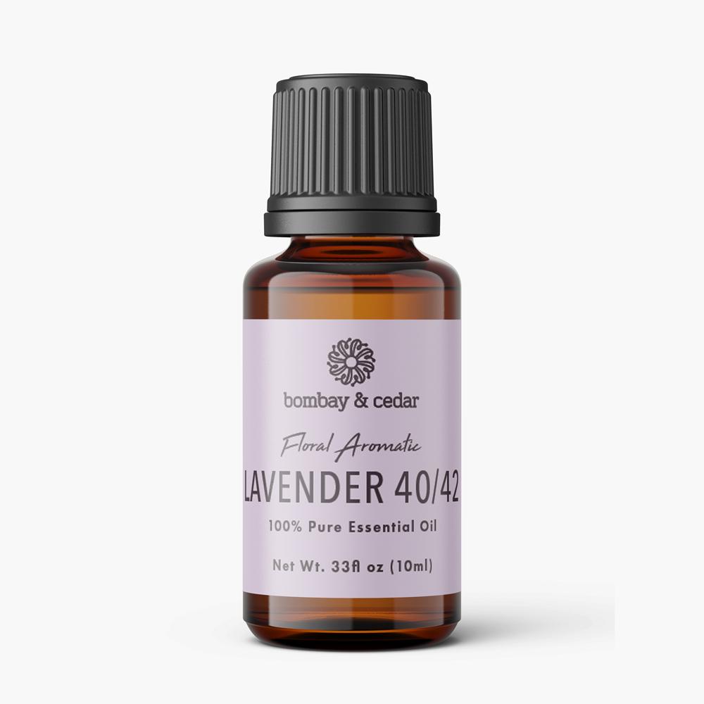 10ml bottle of Lavender 40/42 Essential Oil with a classic floral scent, ideal for diffusers and skincare products.