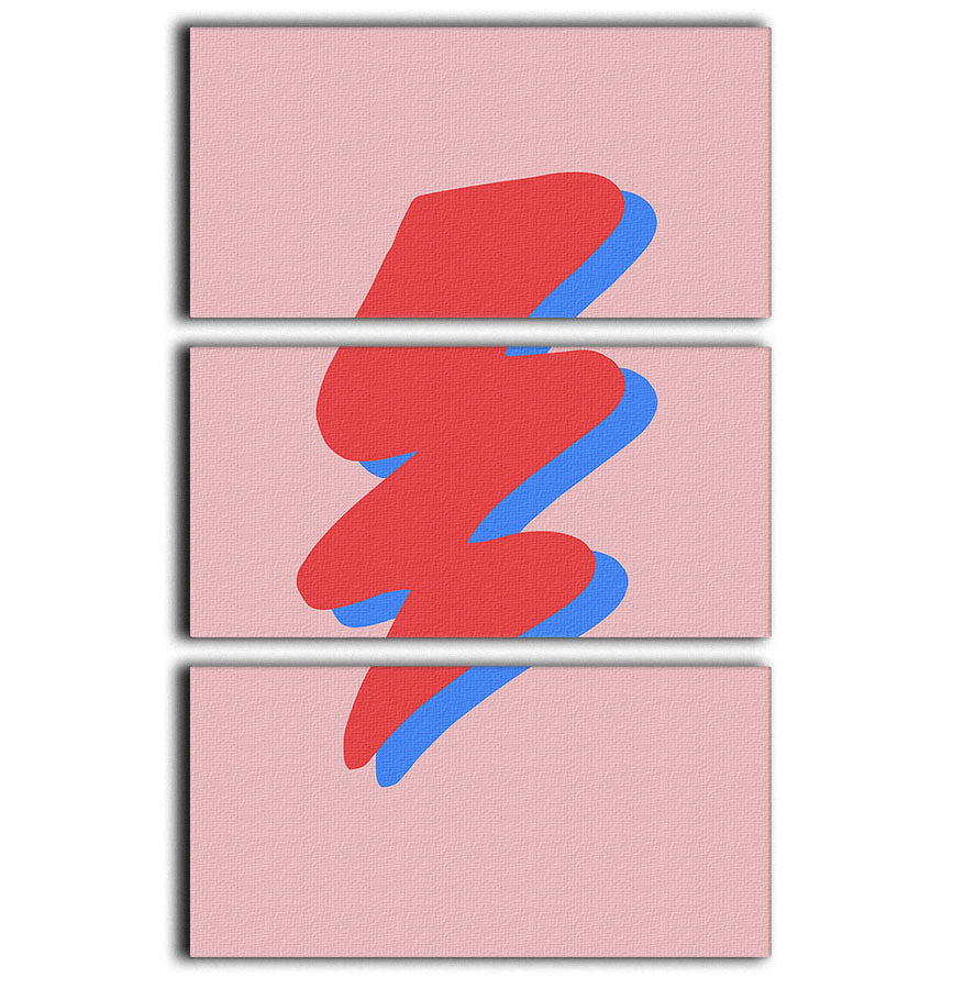 Lightning 3 Split Panel Canvas Print featuring three high-quality canvases with a captivating design, perfect for enhancing any room decor.