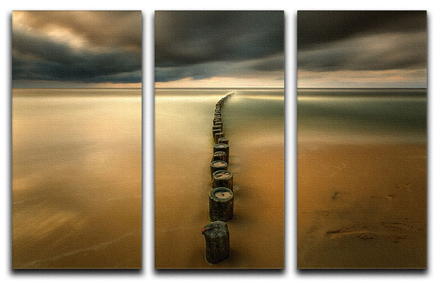 Line 3 Split Panel Canvas Print featuring three high-quality canvases with a cohesive design, perfect for enhancing any room's decor.