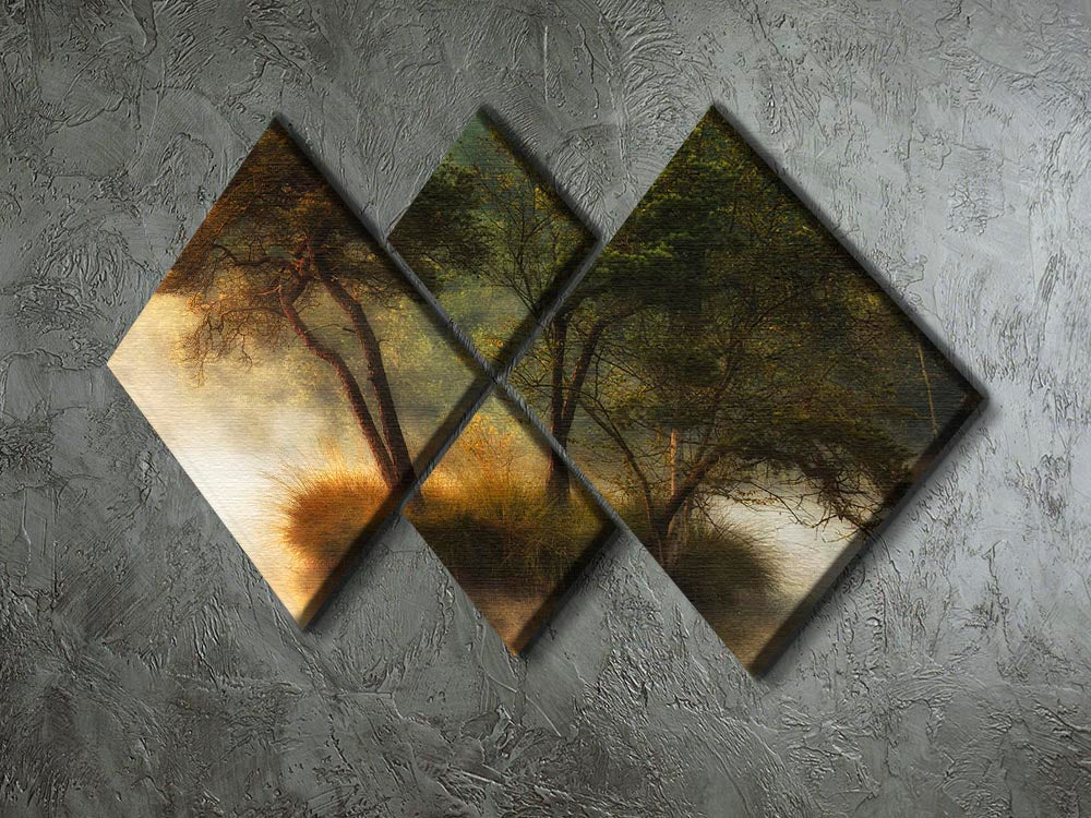 Lonely Island 4 Square Multi Panel Canvas artwork featuring four equal square sections, beautifully arranged to create a cohesive image.