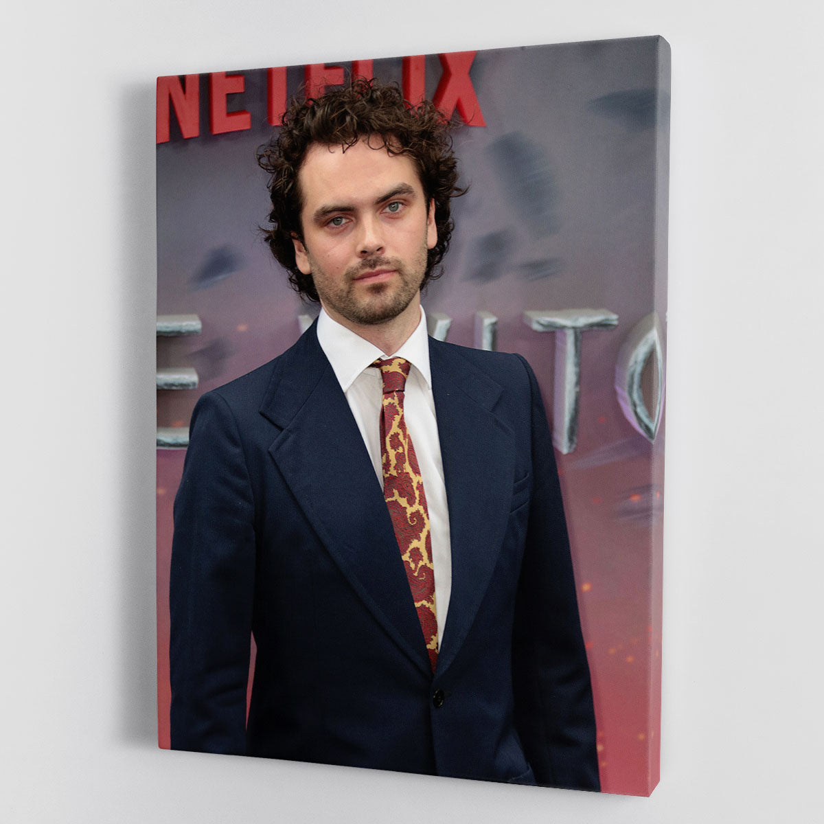 A vibrant canvas print featuring modern art by Lucas Aurelio, showcasing intricate details and rich colors, perfect for home decor.