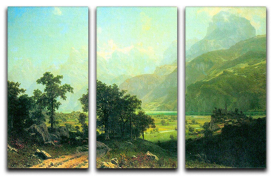 Lucerne Switzerland 3-panel canvas print featuring stunning landscapes and vibrant colors, perfect for home decor.