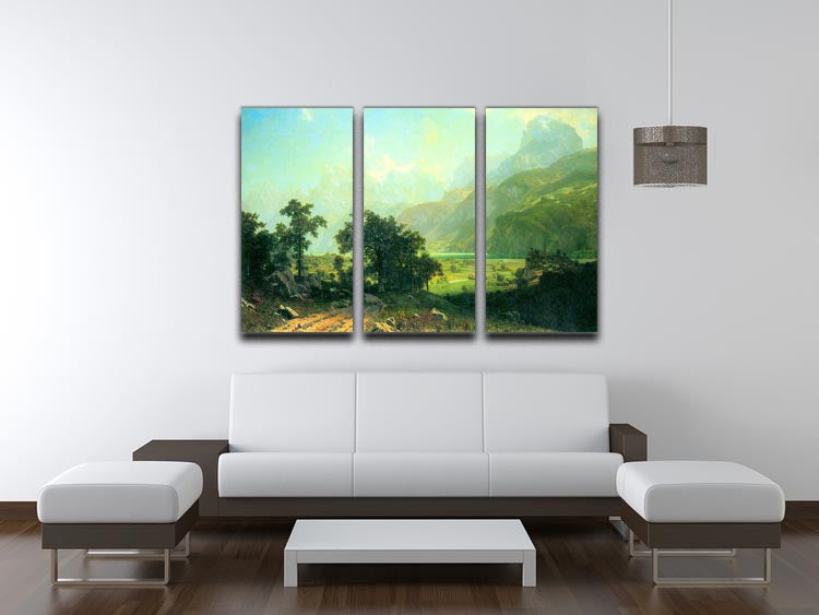 Lucerne Switzerland 3-panel canvas print featuring stunning landscapes and vibrant colors, perfect for home decor.