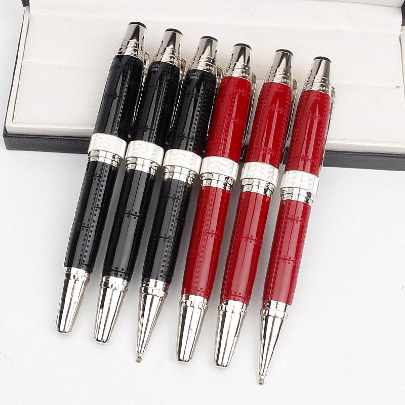 Luxury Mt Pen Limited Special Edition St. Exupery Signature Wine Red ballpoint pen with elegant design and smooth writing point.