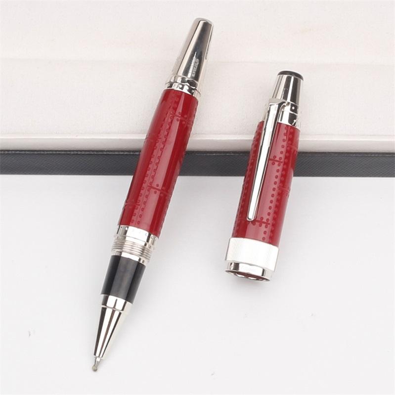 Luxury Mt Pen Limited Special Edition St. Exupery Signature Wine Red ballpoint pen with elegant design and smooth writing point.