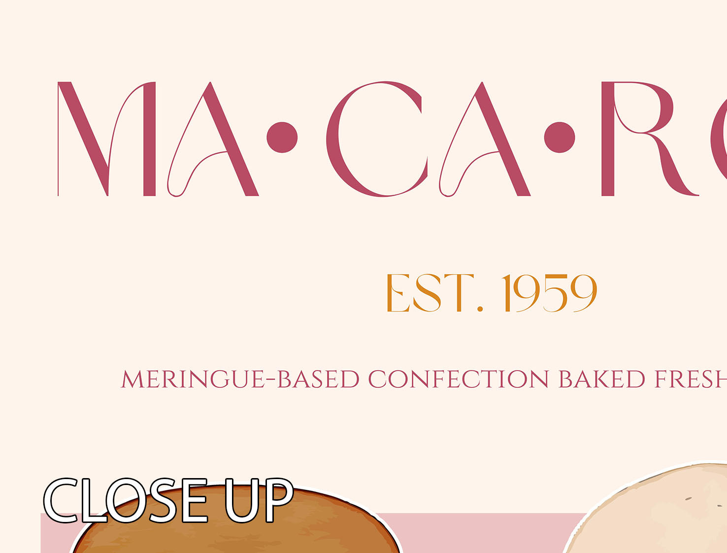 A beautiful 3-panel canvas print featuring colorful macarons, perfect for home decor.