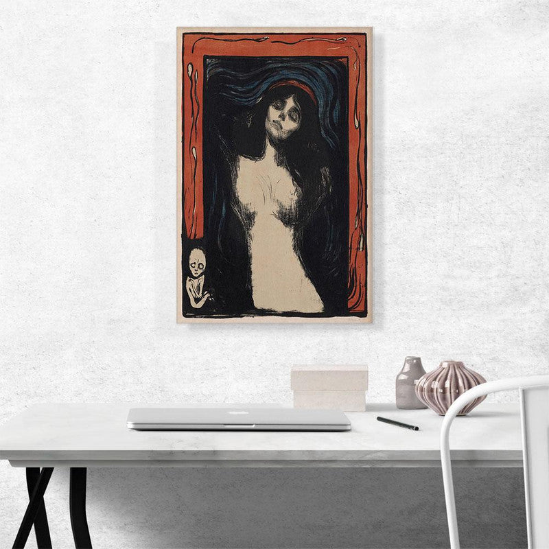 Madonna 1902 canvas art featuring elegant design and vibrant colors, perfect for home or office decor.