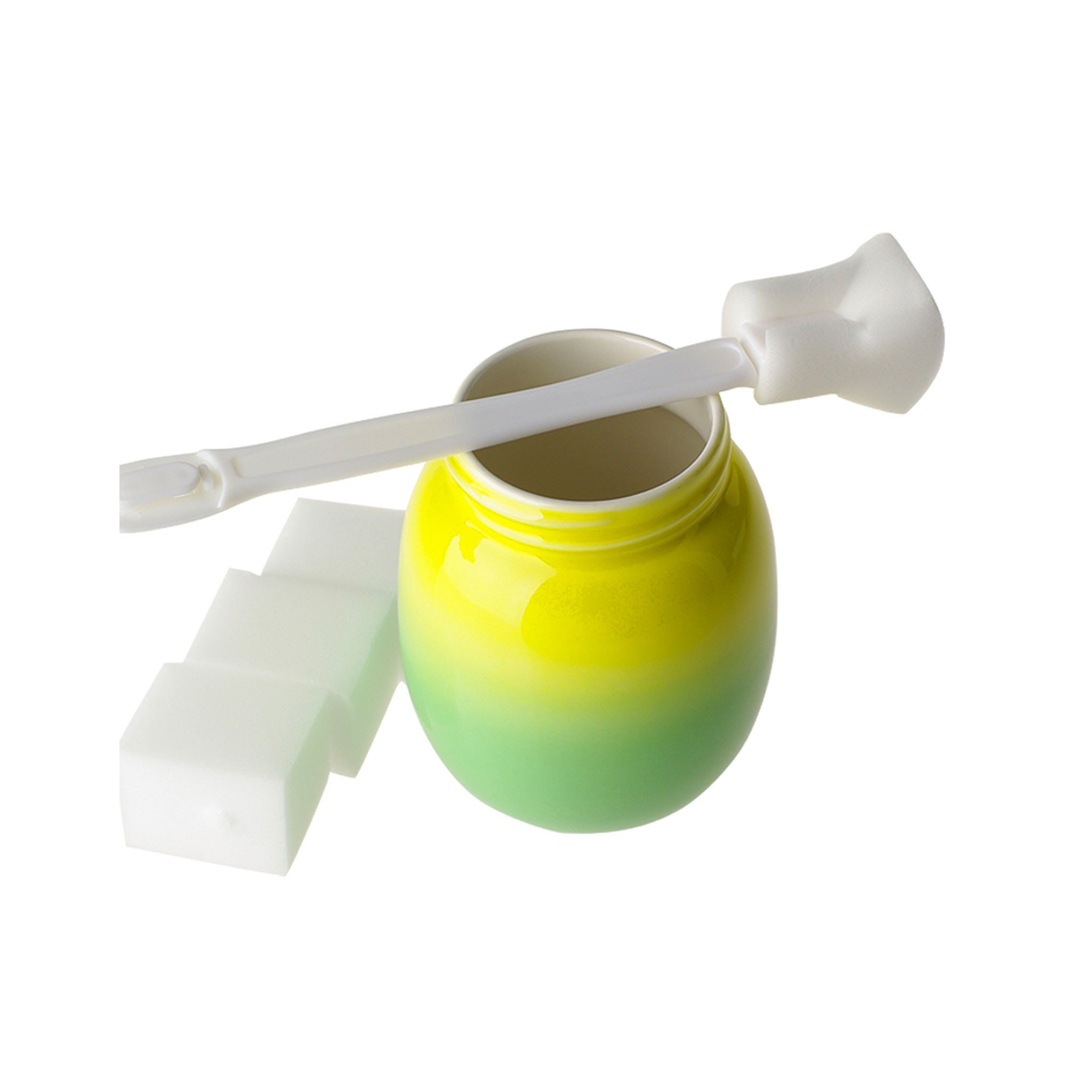 Magic All-Purpose Cleaning Brush with melamine head and PP handle, designed for effective stain removal.