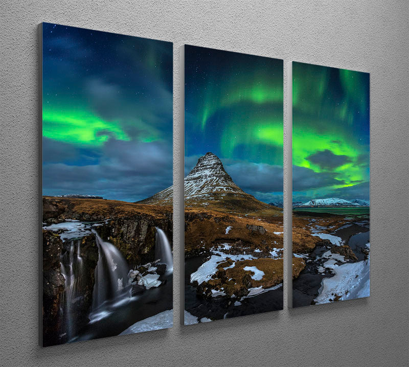 Magic Night 3 Split Panel Canvas Print featuring vibrant colors and elegant design, perfect for enhancing any room's decor.