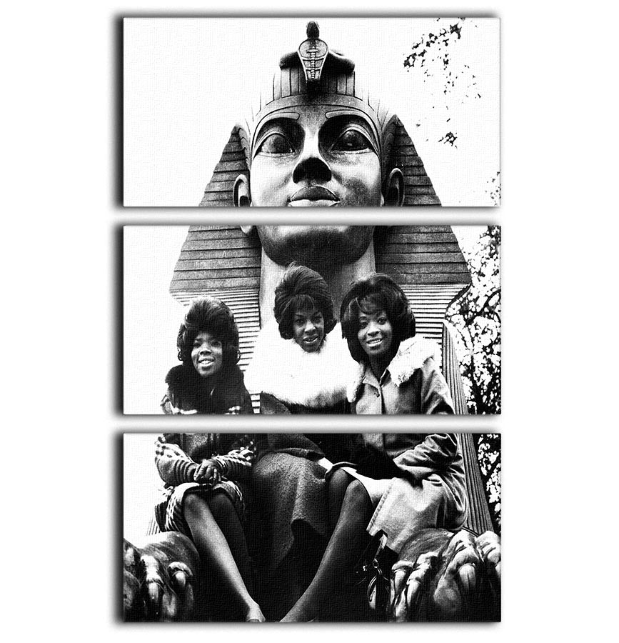 Martha and the Vandellas 3 Split Panel Canvas Print showcasing vibrant colors and artistic design, perfect for home decor.