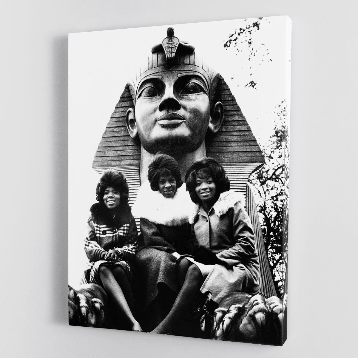 Martha and the Vandellas canvas print featuring vibrant colors and iconic imagery, perfect for home or office decor.