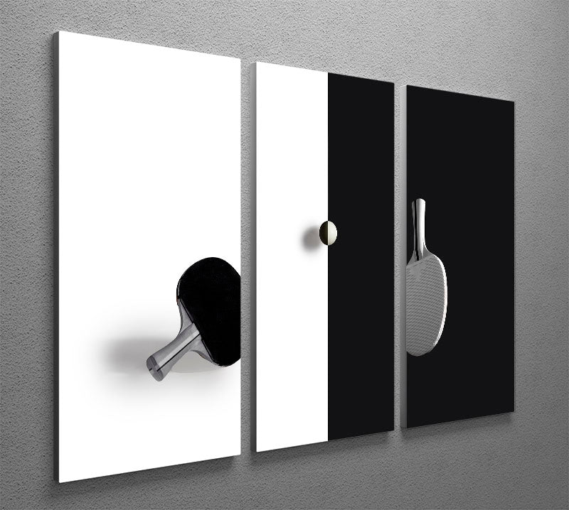 Match Point 3 Split Panel Canvas Print showcasing three high-quality canvases with a cohesive design, perfect for home or office decor.