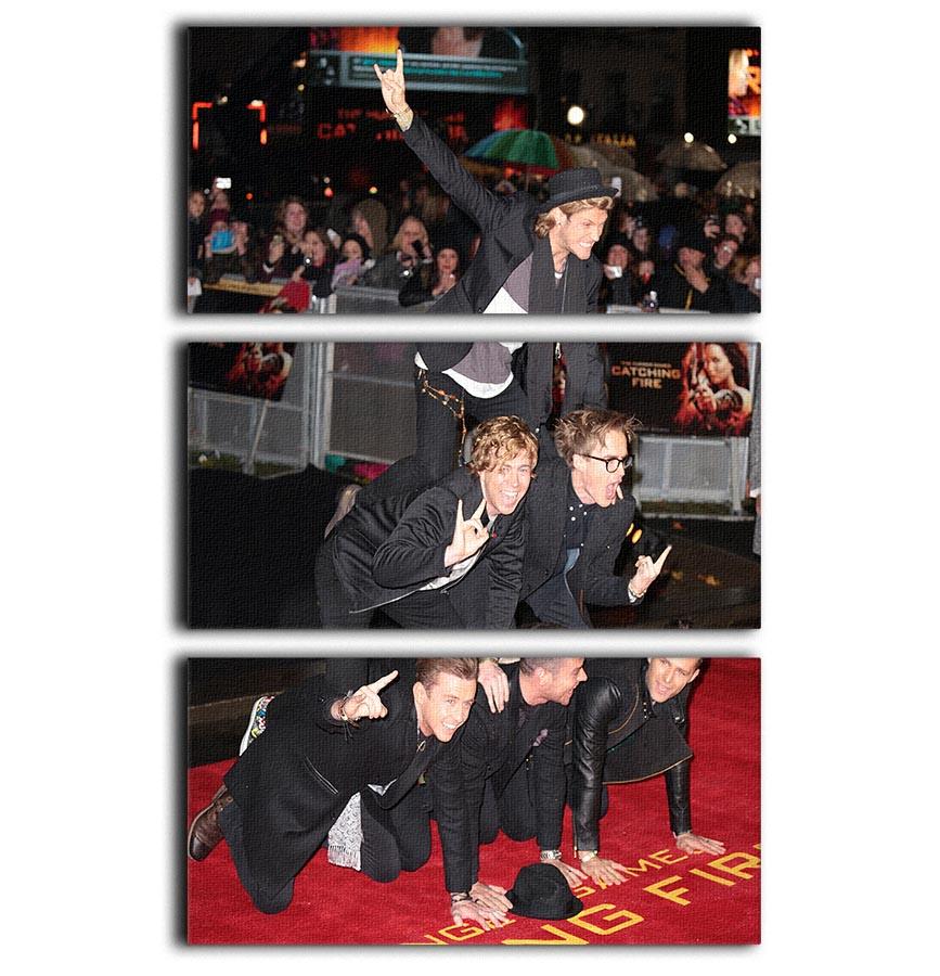 McFly 3 Split Panel Canvas Print featuring a stunning design that enhances any room's decor.