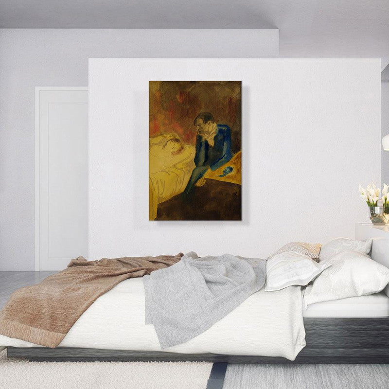 Meditation Contemplation 1904 canvas print featuring serene imagery and calming colors, perfect for enhancing any living space.