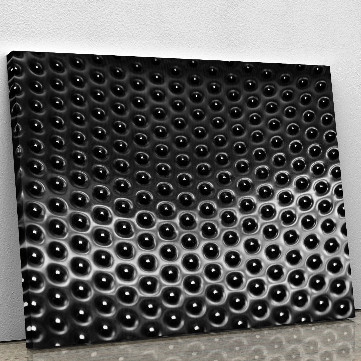 A stylish Metal Rivets Canvas Print showcasing a modern design with intricate rivet details, perfect for enhancing any decor.