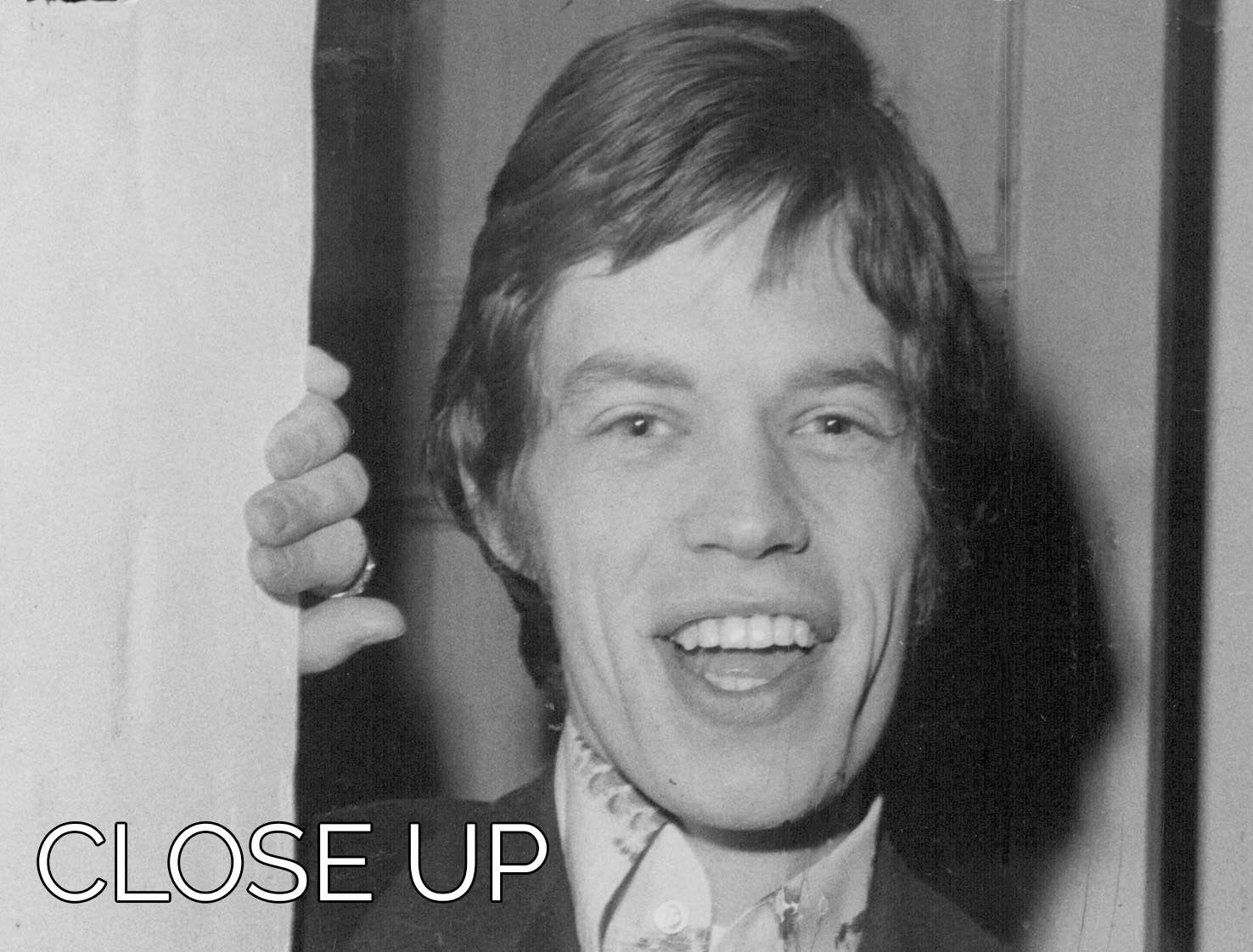 Mick Jagger 3-panel canvas print featuring a striking design of the iconic musician in a doorway.