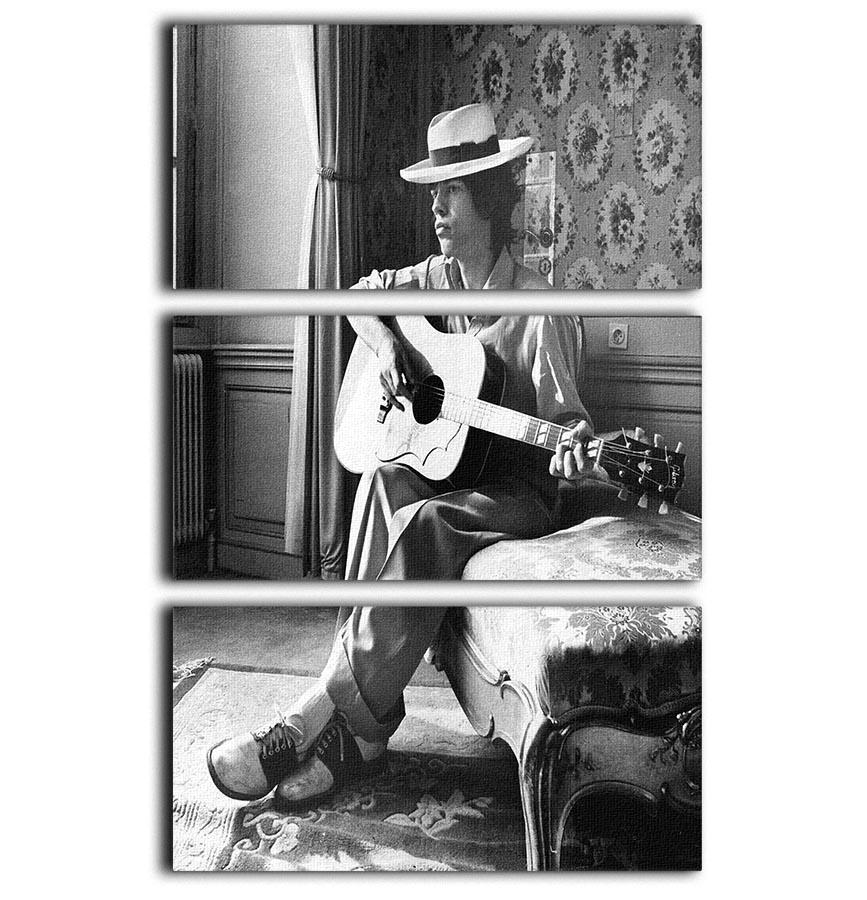 Mick Jagger in Vienna 3-panel canvas print showcasing vibrant colors and intricate details, perfect for enhancing any living space.