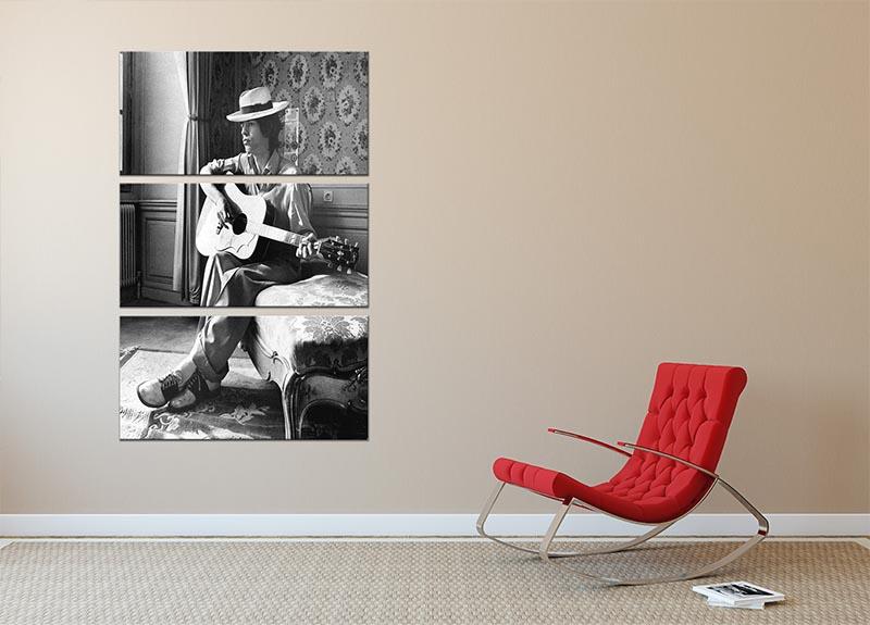Mick Jagger in Vienna 3-panel canvas print showcasing vibrant colors and intricate details, perfect for enhancing any living space.