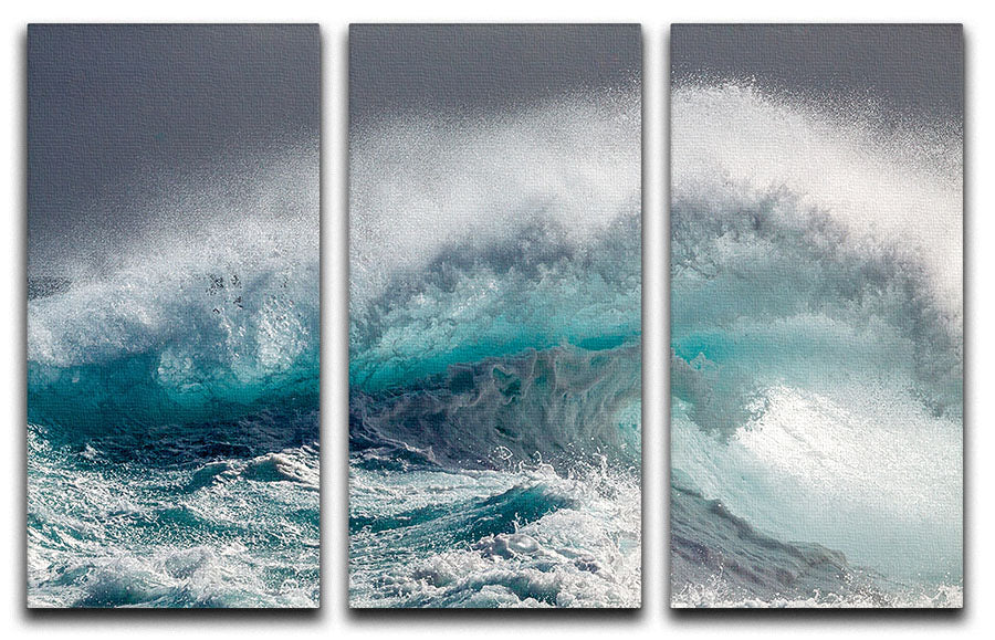 Mighty Water 3 Split Panel Canvas Print featuring vibrant colors and captivating design, perfect for home or office decor.