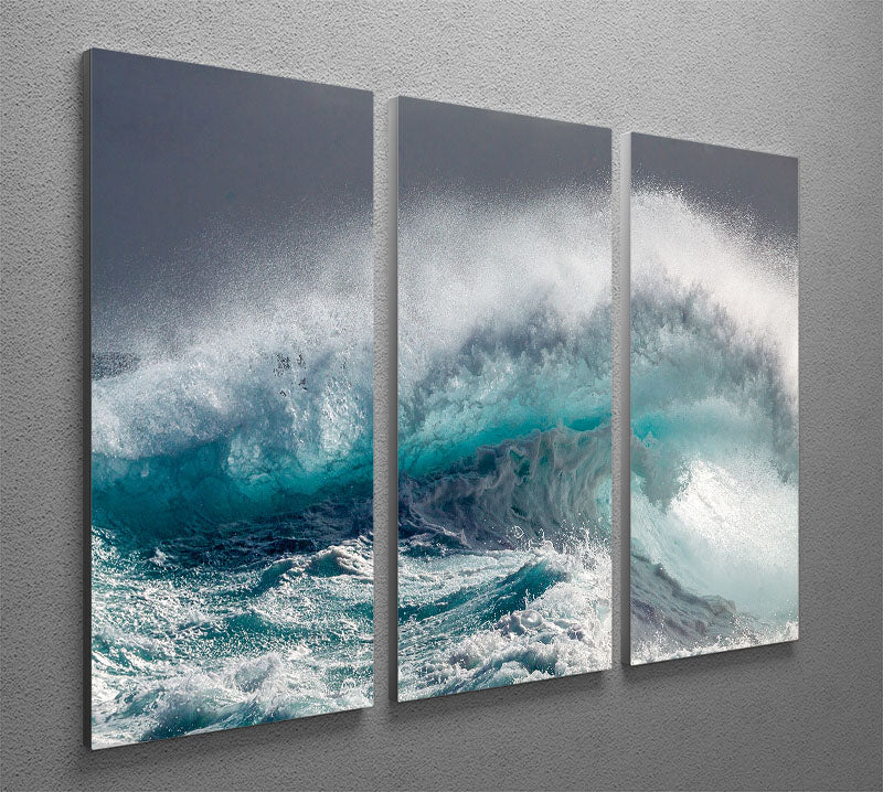 Mighty Water 3 Split Panel Canvas Print featuring vibrant colors and captivating design, perfect for home or office decor.