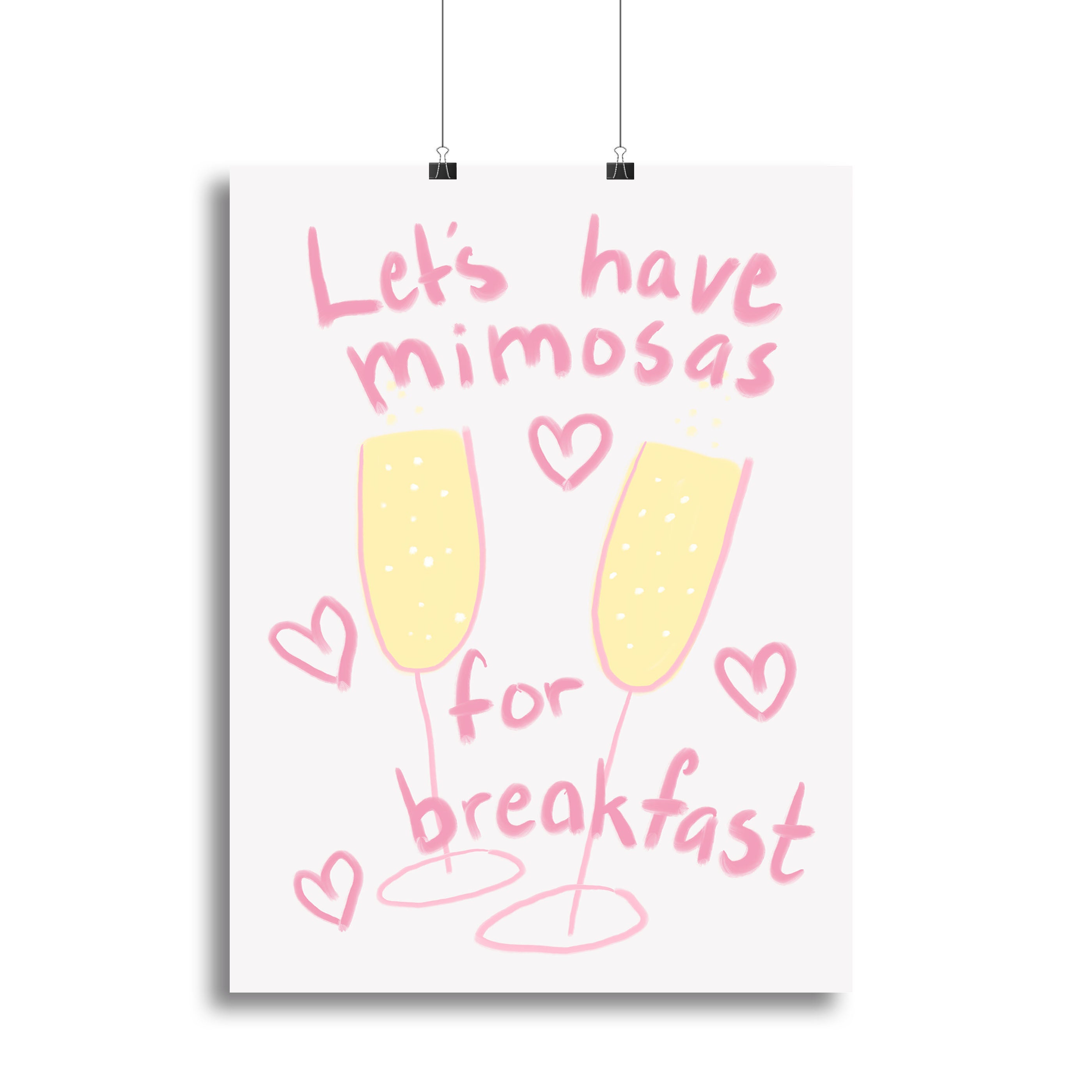 A vibrant Mimosas Canvas Print showcasing elegant floral designs, perfect for home decor.
