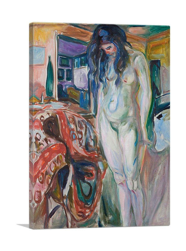 Model by the Wicker Chair 1921 showcasing elegant wicker design and comfortable seating.