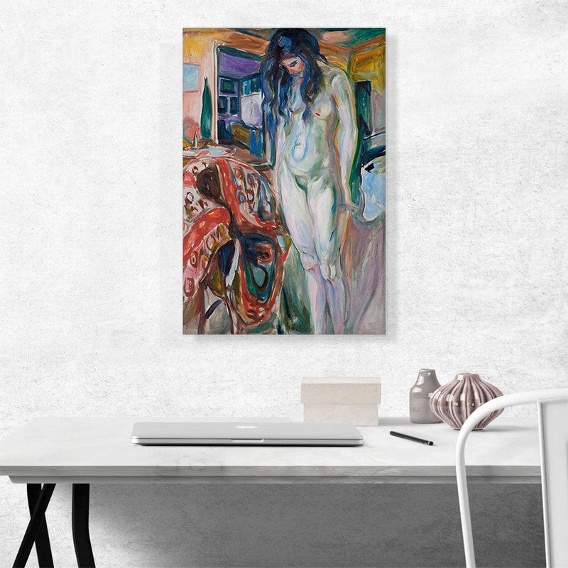 Model by the Wicker Chair 1921 showcasing elegant wicker design and comfortable seating.