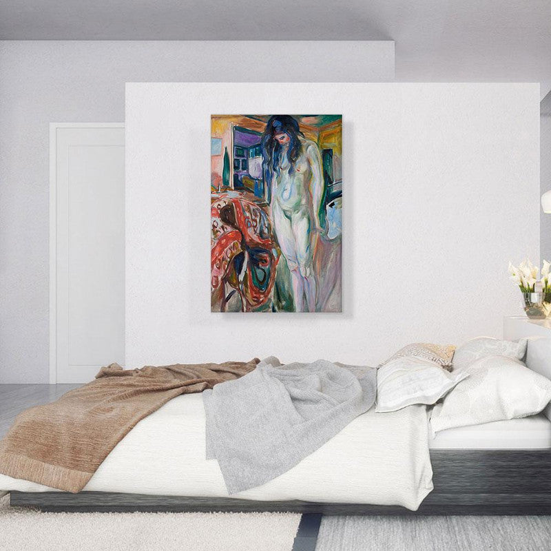 Model by the Wicker Chair 1921 showcasing elegant wicker design and comfortable seating.