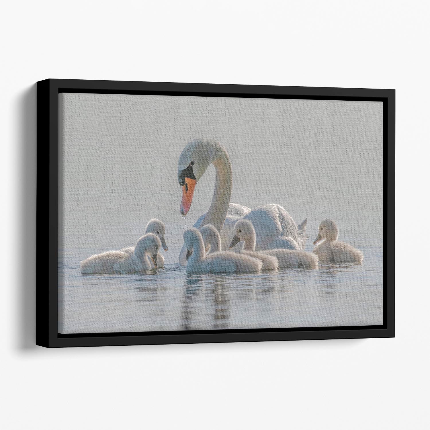 Floating Framed Canvas art featuring vibrant abstract design celebrating motherhood.