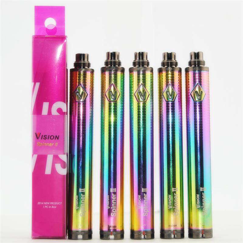 Colorful Vision Spinner 2 II vape battery with adjustable voltage settings, designed for 510 thread cartridges.