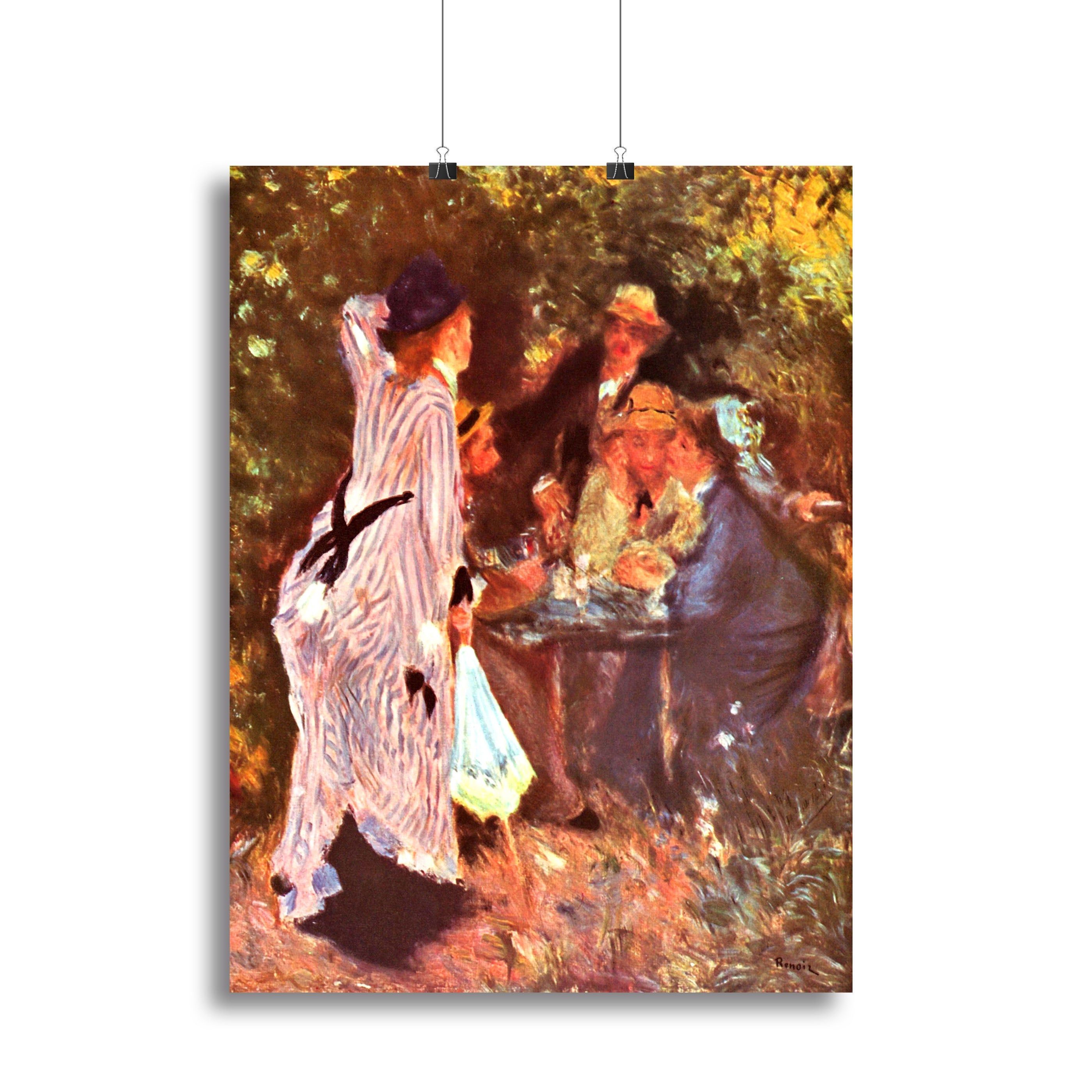 Moulin de la Galette by Renoir canvas print showcasing a lively dance scene in vibrant colors.