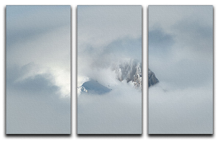 Mountain Peak 3 Split Panel Canvas Print showcasing stunning mountain scenery across three canvases.