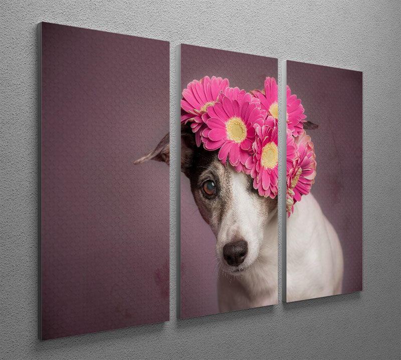 Mrs Spring 3 Split Panel Canvas Print featuring three elegant canvases with vibrant colors and captivating designs.