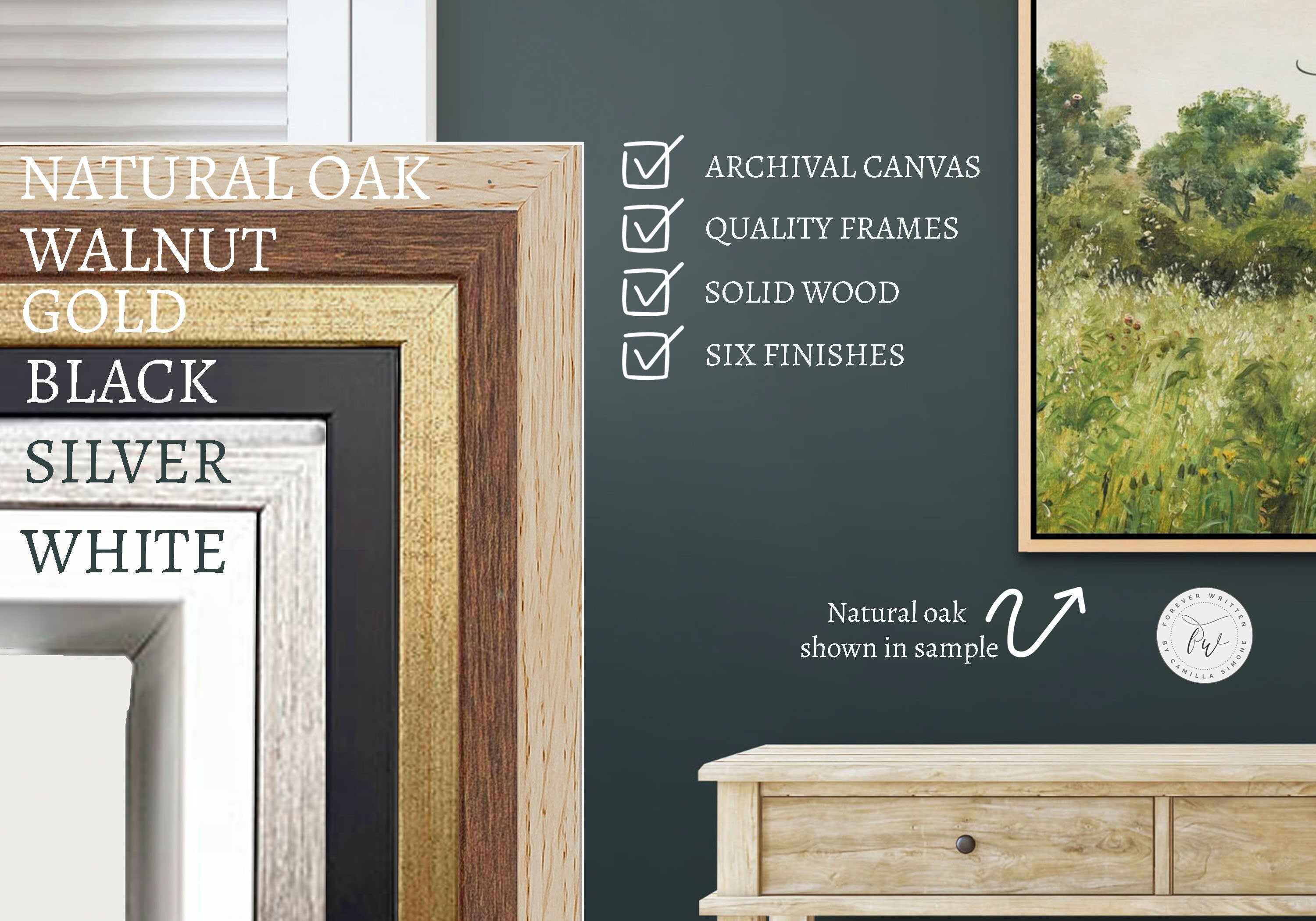 Canvas print featuring serene autumn lake scene with Psalm 42:2 scripture, perfect for Christian wall art.